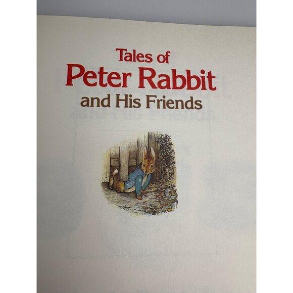 Tales Of Peter Rabbit & His Friends Hardcover Beatrix Potter 1984 Chatham VTG - Picture 9 of 14